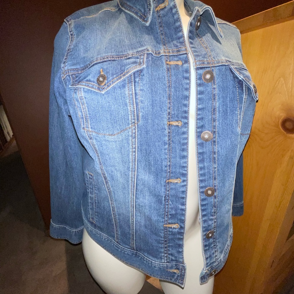 Style &Co. Denim Jean Jacket, xxl